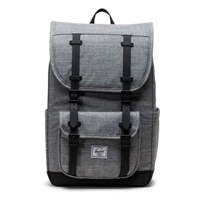 Batoh Herschel 11391-00919-OS Little America Mid Backpack šedá barva, velký, vzorovaný