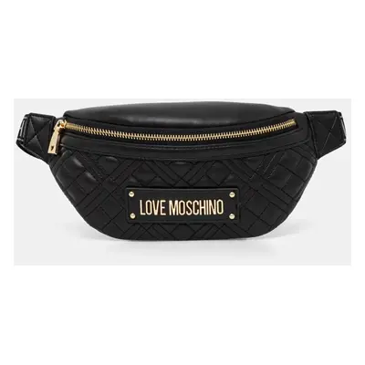 Ledvinka Love Moschino černá barva, JC4003PP1