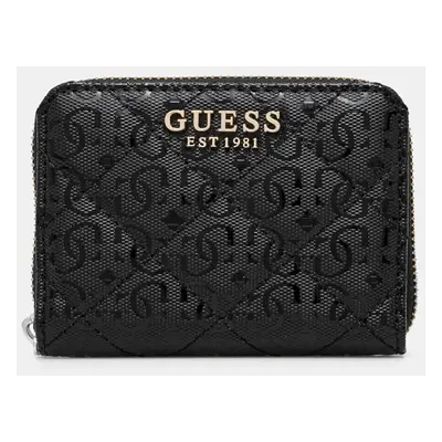 Peněženka Guess LAUREL černá barva, SWGG85 00137