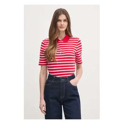 Polo tričko Tommy Hilfiger tmavomodrá barva, WW0WW43224