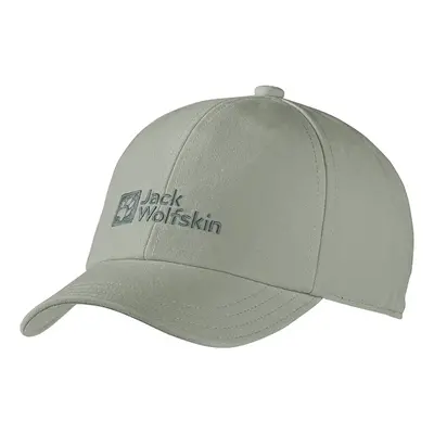 Dětská baseballová čepice Jack Wolfskin BASEBALL CAP K zelená barva, 1901013