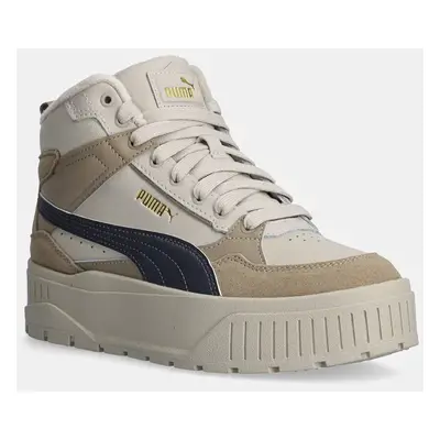 Sneakers boty Puma Karmen II Idol Mid WTR béžová barva, 397464