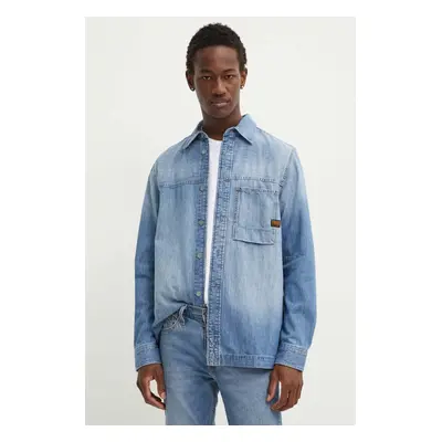 Džínová košile G-Star Raw pánská, regular, D24764-D539