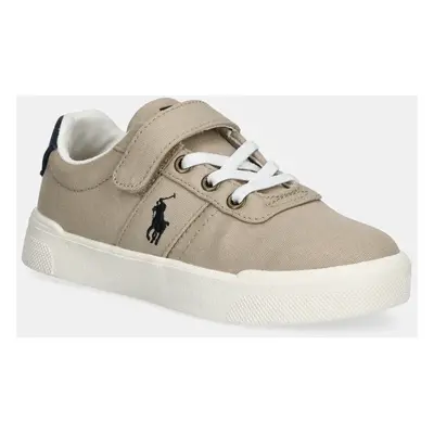 Dětské sneakers boty Polo Ralph Lauren FRAZIER CASUAL PS béžová barva, RL02459272