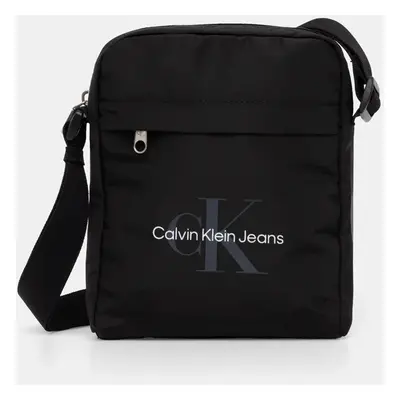 Ledvinka Calvin Klein Jeans černá barva, LV04G3000G