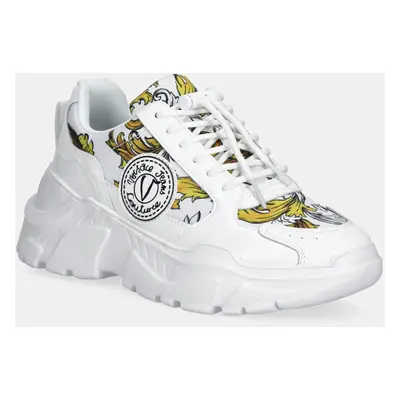 Sneakers boty Versace Jeans Couture bílá barva, 78VA3SC7 ZSC60 G03