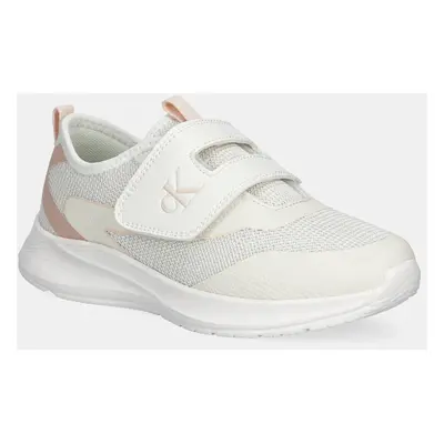 Dětské sneakers boty Calvin Klein Jeans béžová barva, V1A9-82026