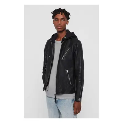 AllSaints - Kožená bunda Harwood Jacket