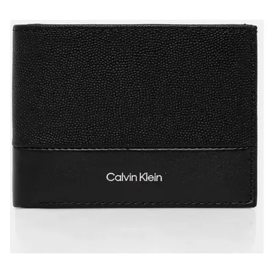 Kožená peněženka Calvin Klein černá barva, K50K512678