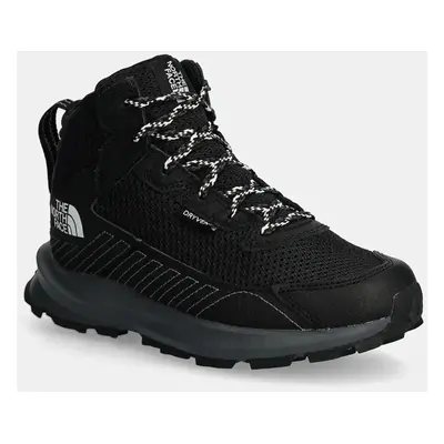 Dětské boty The North Face FASTPACK HIKER MID WP černá barva, NF0A7W5VKX71