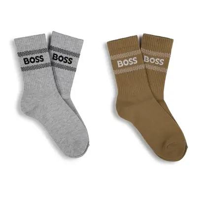 Dětské ponožky BOSS 2-pack šedá barva, J51738