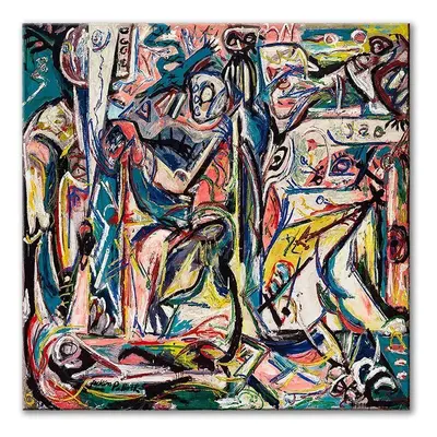 Reprodukce Jackson Pollock, Circumcision January 40 x 40 cm