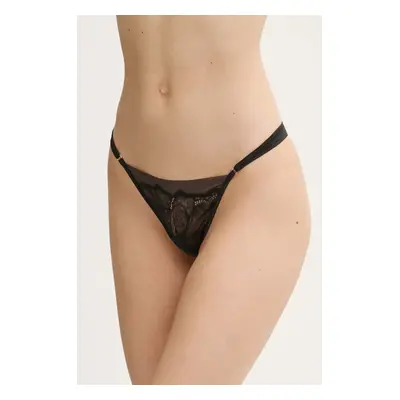 Tanga Calvin Klein Underwear černá barva, LV00QF8031