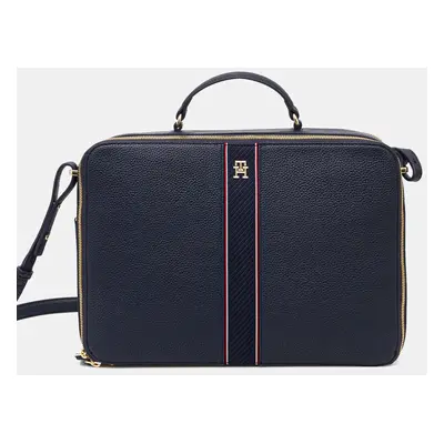 Taška na notebook Tommy Hilfiger tmavomodrá barva, AW0AW16872