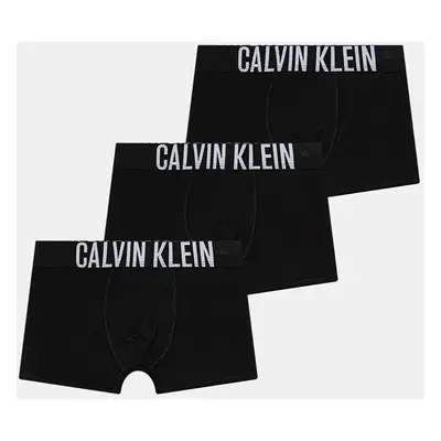 Dětské boxerky Calvin Klein Underwear 3-pack černá barva, B70B700510