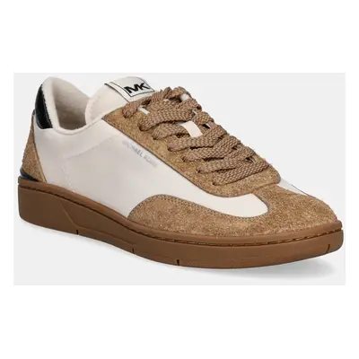 Sneakers boty Michael Kors Wilton hnědá barva, 42R5WLFS2D.293