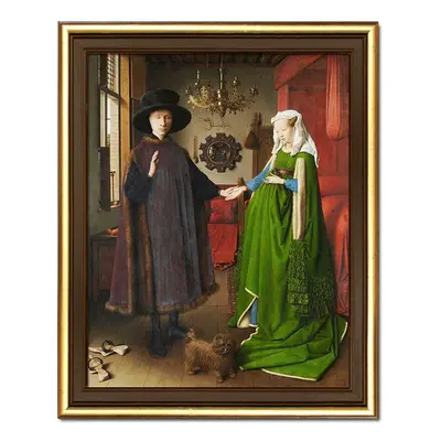 Reprodukce Jan van Eyck, Manželé Arnolfini 24 x 29 cm