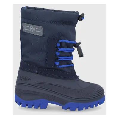 Zimní boty CMP KIDS AHTO WP SNOW BOOTS tmavomodrá barva