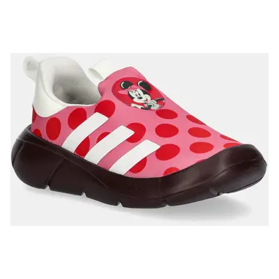 Dětské sneakers boty adidas MONOFIT MINNIE růžová barva, IH6313