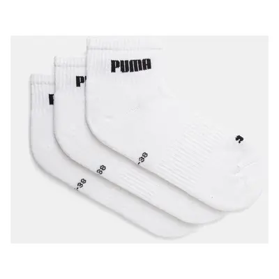 Ponožky Puma 3-pack bílá barva, 938393