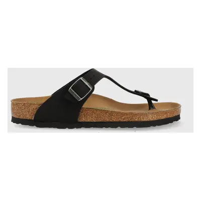 Žabky Birkenstock GIZEH BS pánské, černá barva, 1020380