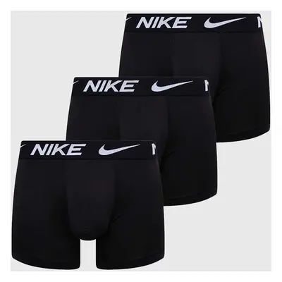 Boxerky Nike 3-pack pánské, černá barva