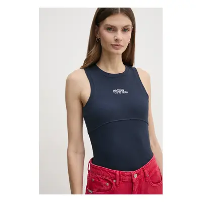 Top Red Bull Racing x Pepe Jeans LOGO RIB TANK dámský, tmavomodrá barva, RL500011