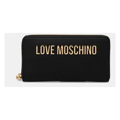 Peněženka Love Moschino černá barva, JC5611PP1