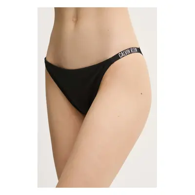 Plavkové kalhotky Calvin Klein černá barva, KW0KW02891