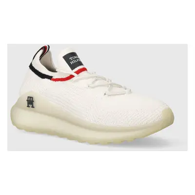 Sneakers boty Tommy Hilfiger FUTURUNNER PREMIUM KNIT bílá barva, FM0FM04943