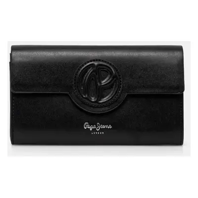 Peněženka Pepe Jeans LIMITED WALLET černá barva, PL070273