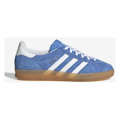 Semišové sneakers boty adidas Originals Gazelle Indoor W HQ8717 modrá barva