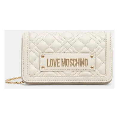 Psaníčko Love Moschino béžová barva, JC5681PP1