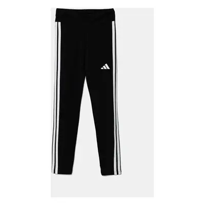 Dětské legíny adidas černá barva, s aplikací, JD6473