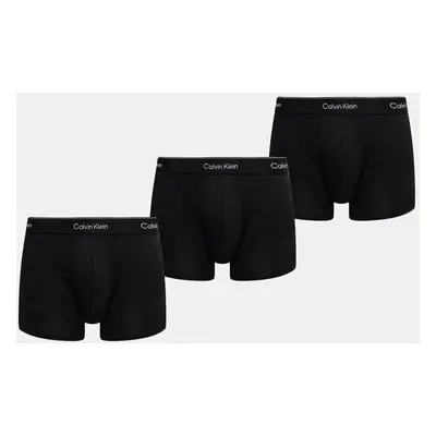 Boxerky Calvin Klein Underwear 3-pack pánské, černá barva, LV00NB4394