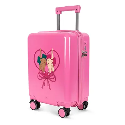 Dětský kufr Konges Sløjd TRAVEL SUITCASE růžová barva, KS102335