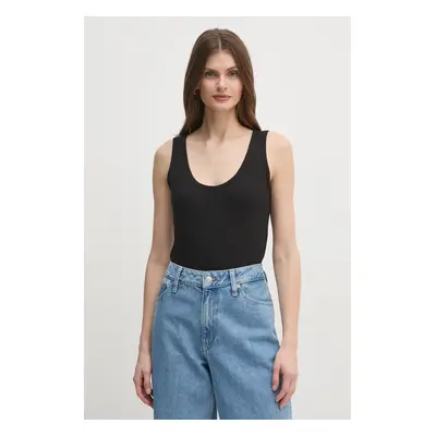 Top Calvin Klein dámský, černá barva, K20K208246