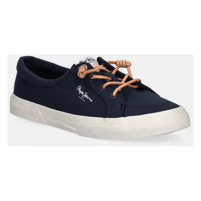 Tenisky Pepe Jeans KENTON BLOCK W tmavomodrá barva, PLS31590