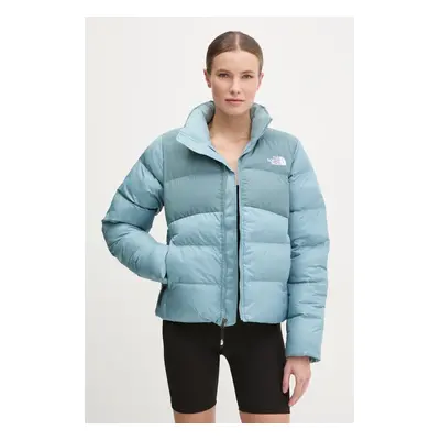 Bunda The North Face Saikuru dámská, modrá barva, zimní, NF0A89JD93R1