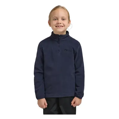 Dětská fleecová mikina Jack Wolfskin TAUNUS HALFZIP K tmavomodrá barva, 1605555