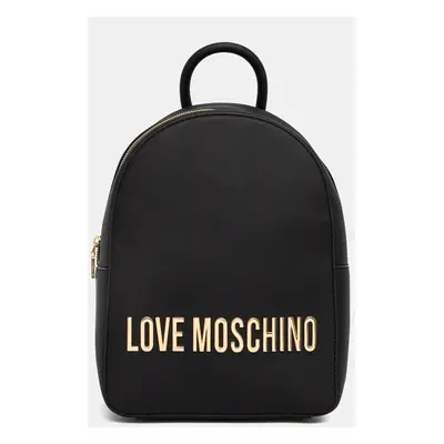 Batoh Love Moschino dámský, černá barva, velký, s aplikací, JC4193PP1