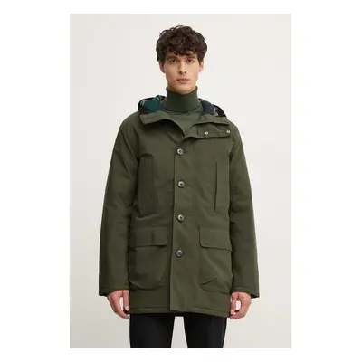 Bunda Barbour Winter Beaufort Waterproof Parka pánská, zelená barva, zimní, MWB1126