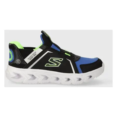 Dětské sneakers boty Skechers HYPNO-FLASH 2.0 BRISK-BRIGHTS černá barva