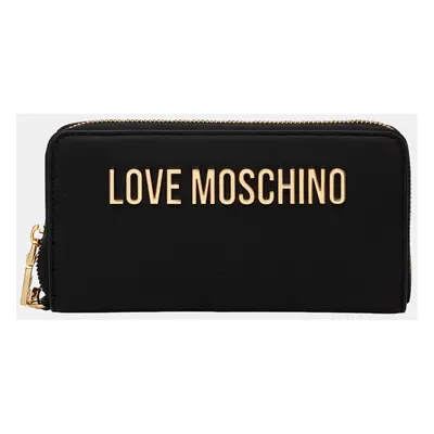 Peněženka Love Moschino černá barva, JC5620PP1