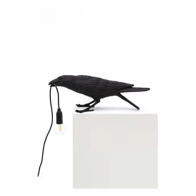 Stolní lampa Seletti Bird Lamp Black Playing