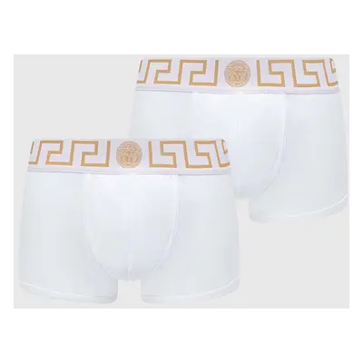 Boxerky Versace 2-pack pánské, bílá barva, AU10181 1A10011