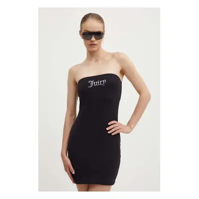 Šaty Juicy Couture BABETTE JERSEY DRESS černá barva, mini, JCWED24303