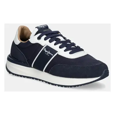 Sneakers boty Pepe Jeans BUSTER CLUB M tmavomodrá barva, PMS60038