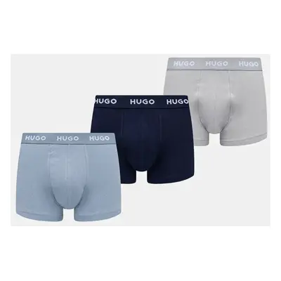 Boxerky HUGO 3-pack pánské, více barev, 50532611