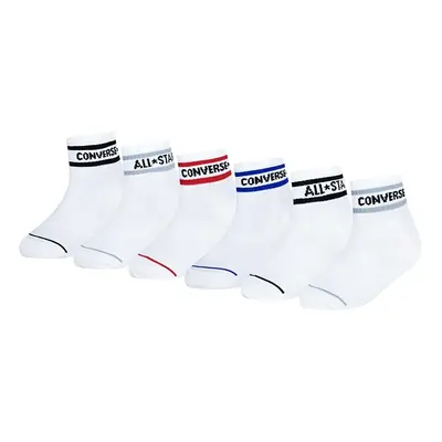 Dětské ponožky Converse 6-pack bílá barva